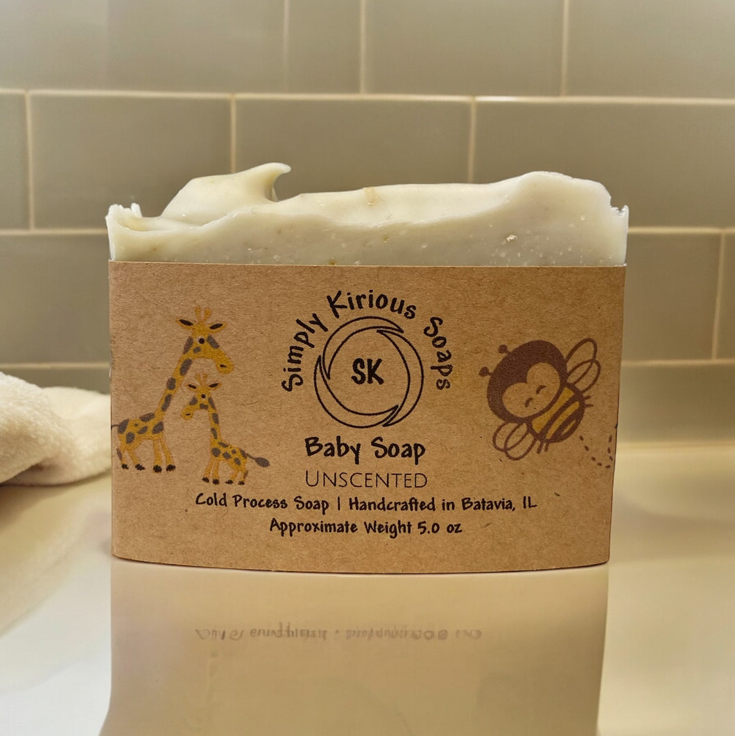 Purely Gentle: Calendula & Chamomile Cold Process Baby Soap