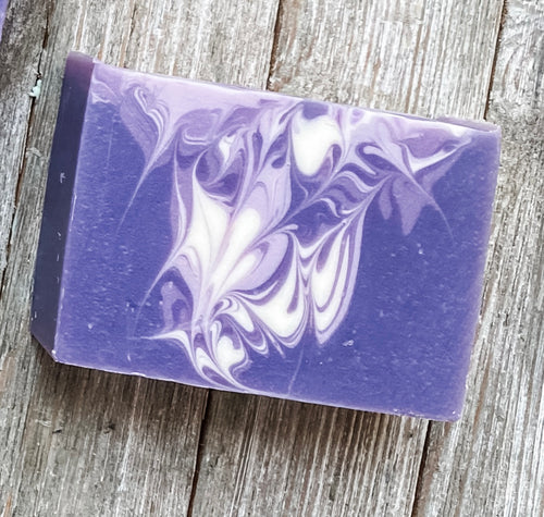 Violet Flame Cold Process Soap Bar