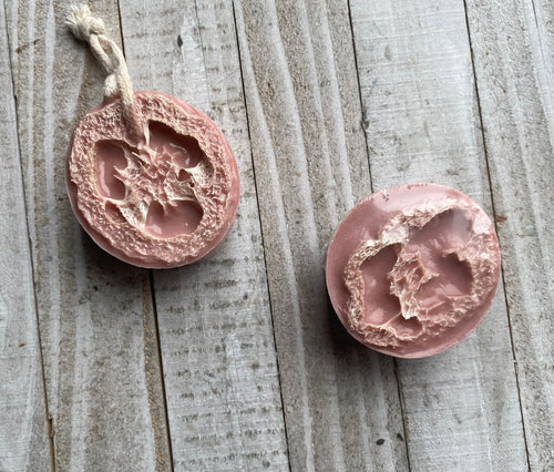 Pink Peony Loofa Soap