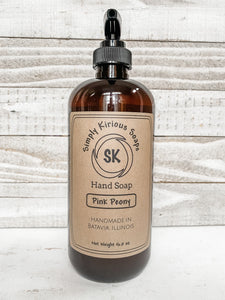 Pink Peony Liquid Hand Soap