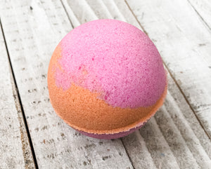 Strawberry Sunrise Bath Bomb- Round